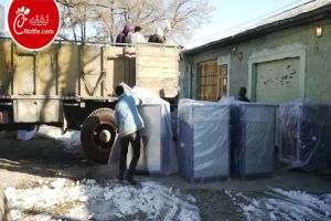 تصویر مراحل بارگیری دستگاه جوجه کشی