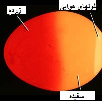 تخم نطفه دار - کندلینگ تخم جهت تشخیص اجزای آن
